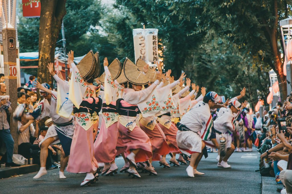 Obon Festival Tourist Japan