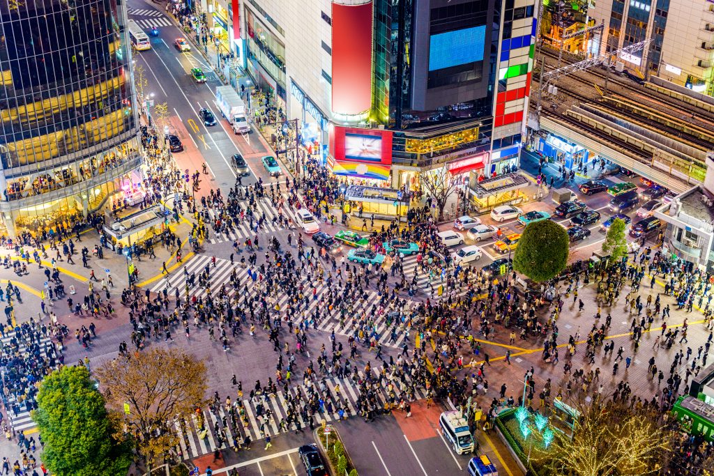 tokyo shibuya crosssing