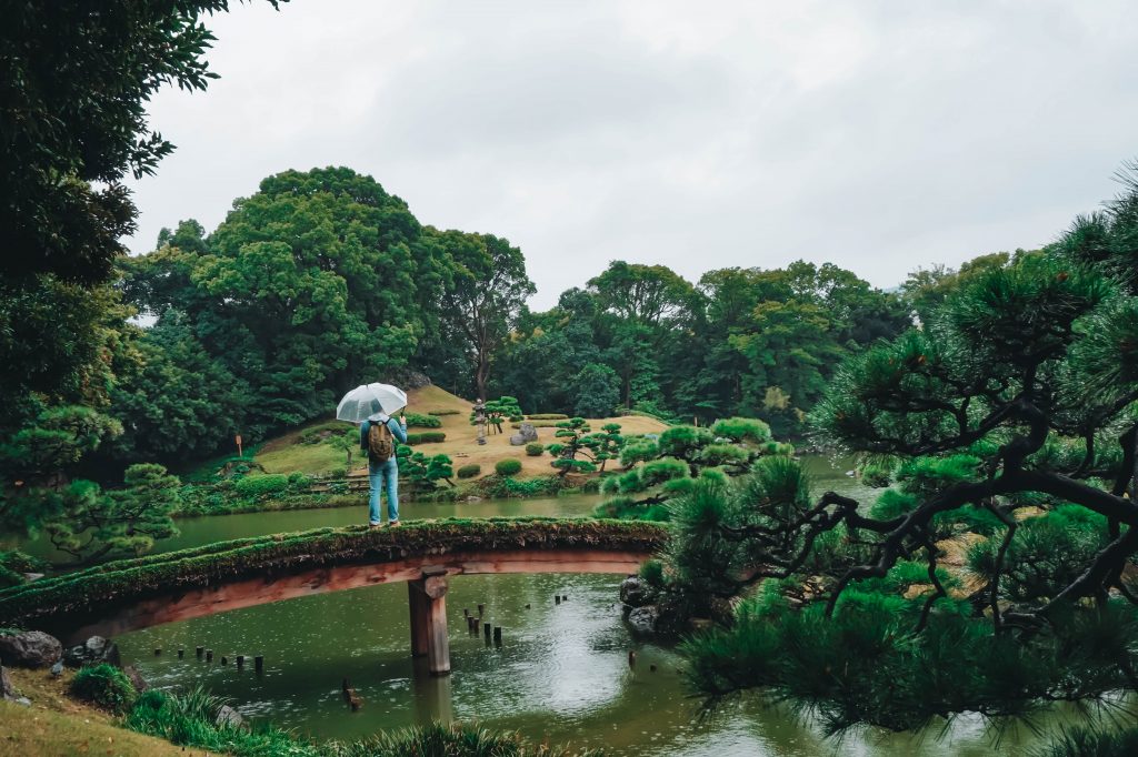 Japanese Garden wellness in tokyo