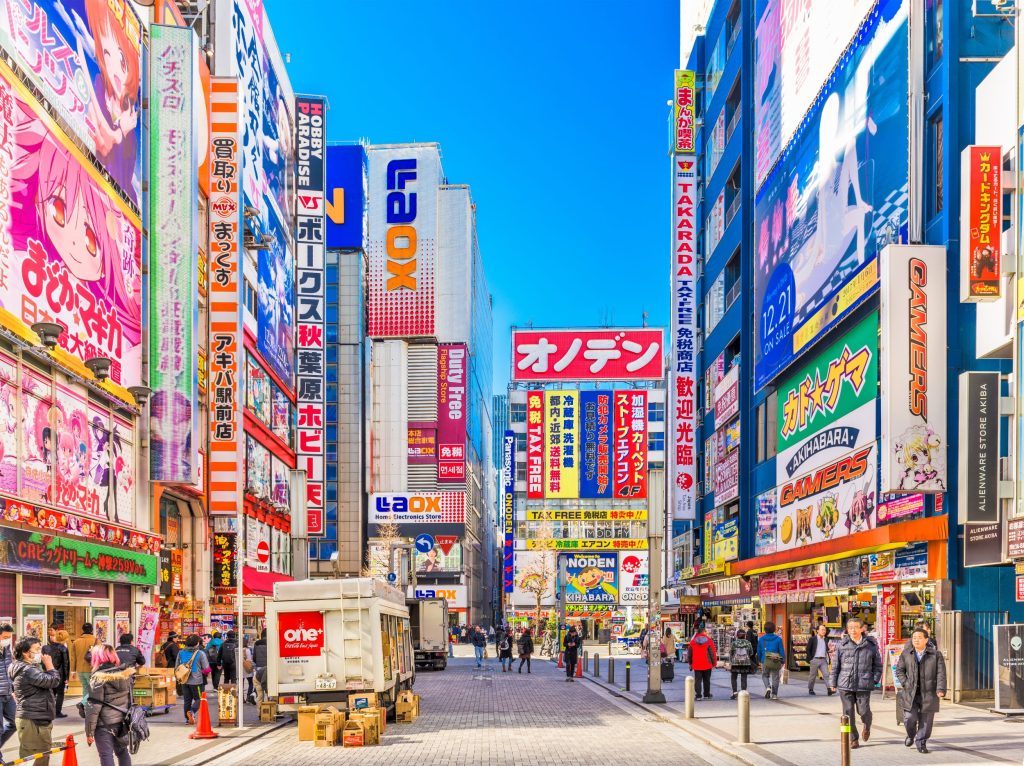 Colorful signs in Akihabara - Plan a Trip to Japan