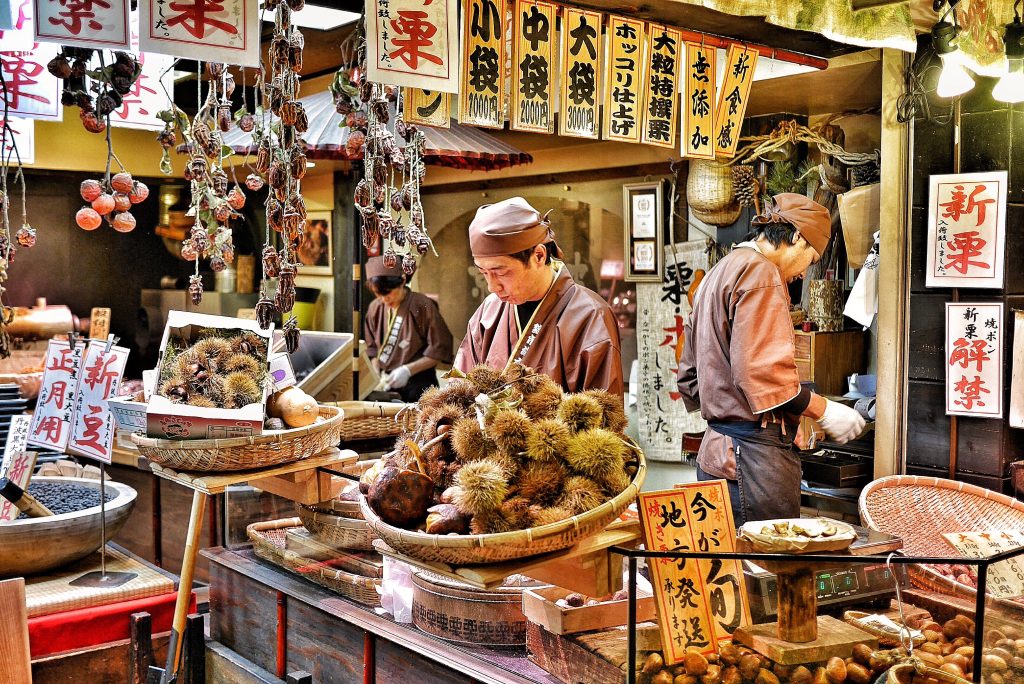 kyoto night food tour gion