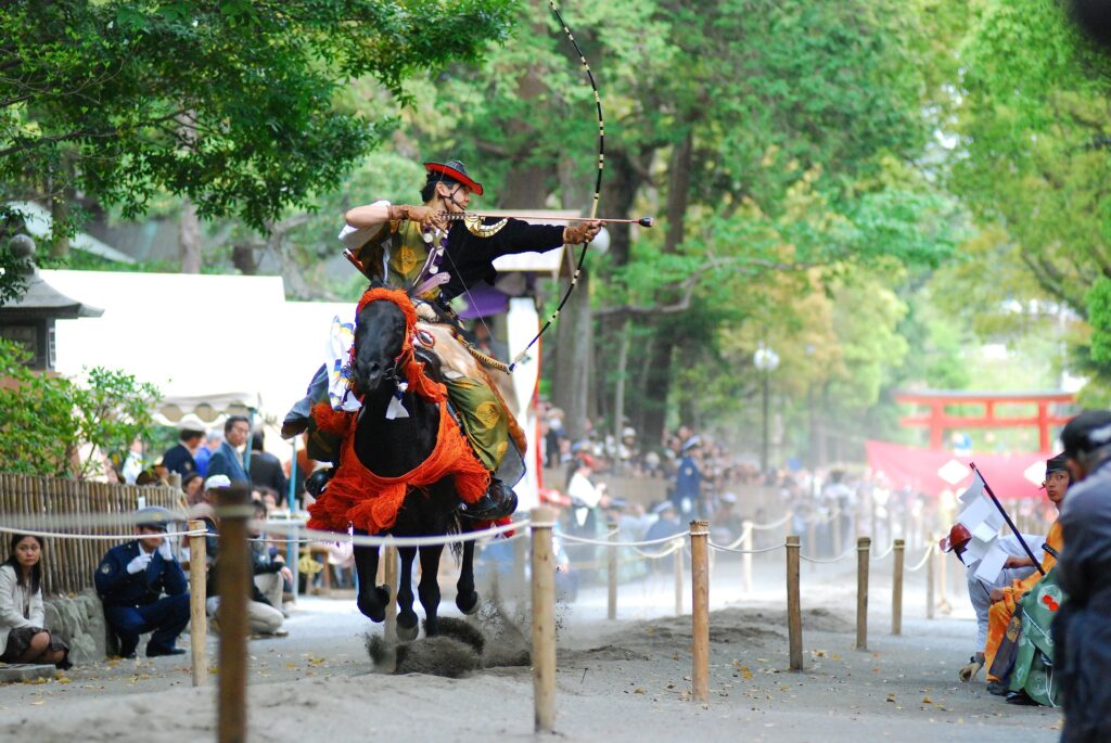 Kamakura Matsuri horseback archery