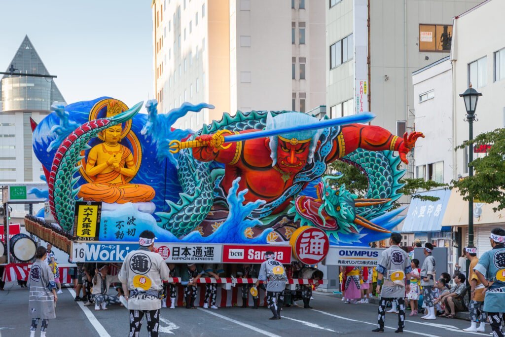 Nebuta float parade events